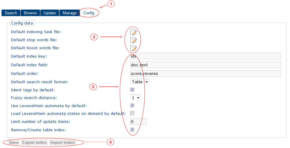 Configuration | CMS Tools Indexing| Documentation (image)