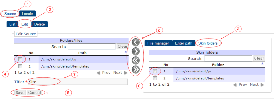 Source Edit | CMS Tools Localisation| Documentation (image)