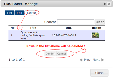 Boxer Delete | CMS Plugins | Documentation (image)