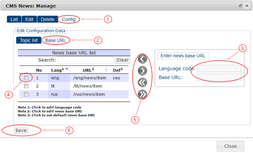 News Configuration  | CMS Plugins | Documentation (image)