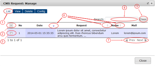 Request List | CMS Plugins | Documentation (image)
