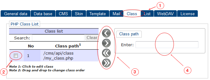 Class | CMS Tools Setup | Documentation (image)