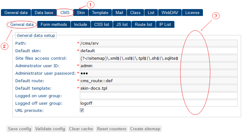 CMS General Data | CMS Tools Setup | Documentation (image)