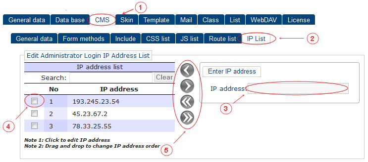 CMS IP List | CMS Tools Setup | Documentation (image)