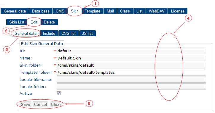 Skin New Edit General Data | CMS Tools Setup | Documentation (image)